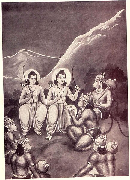 Kiṣkindhā-kāṇḍa - Part 1: Rāma meets Hanumān and Sugrīva