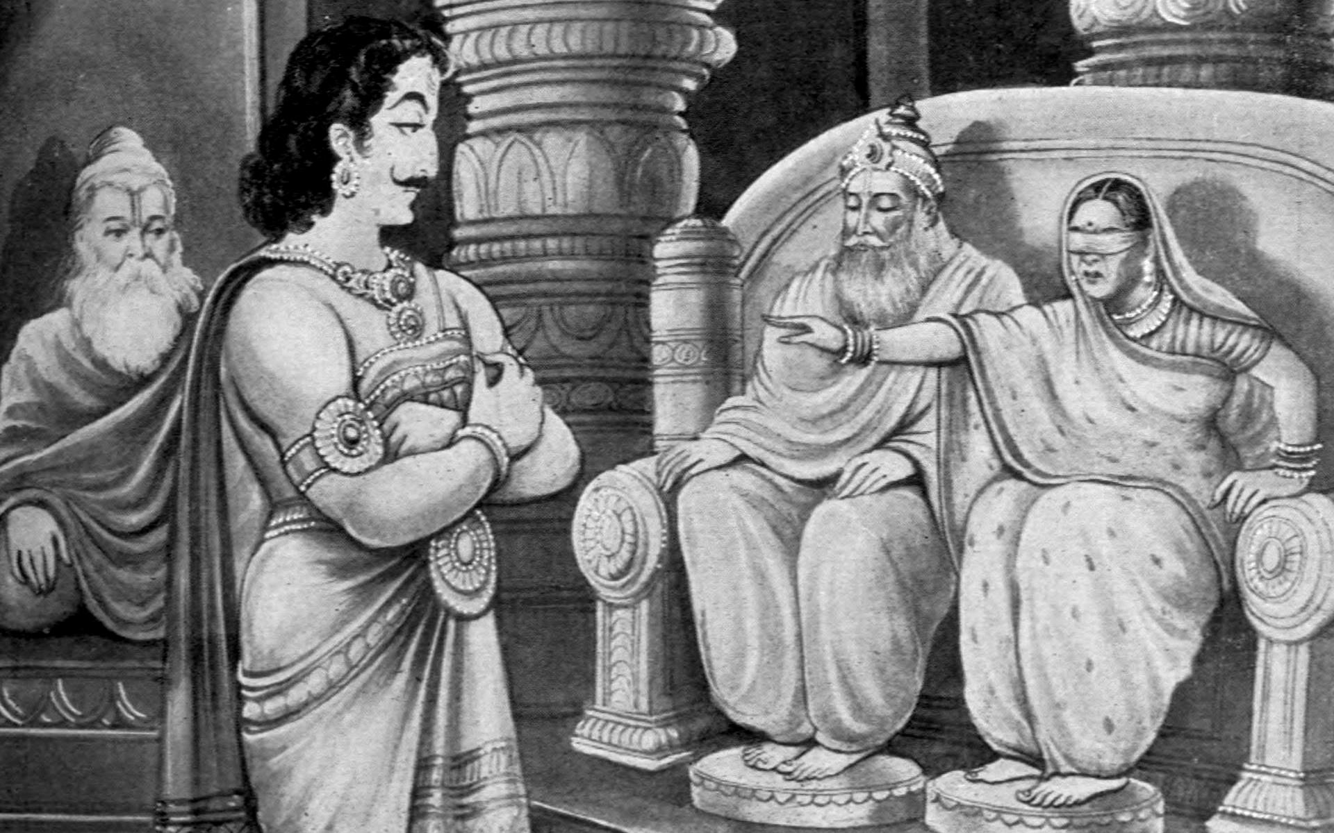 Mahābhārata – Episode 83 – Kṛṣṇa Consoles Dhṛtarāṣṭra and Gāndhārī 