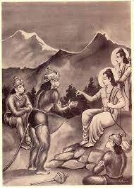 Kiṣkindhā-kāṇḍa - Part 4: Lakṣmaṇa warns Sugrīva; Rāma gives his ring to Hanumān