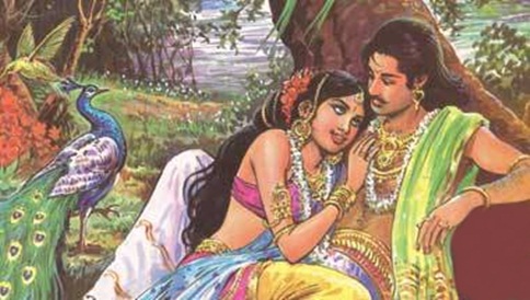 Lāvaṇakalambaka - 21 - Ahalyā and Devendra; Story of the Cowherd King Devasena