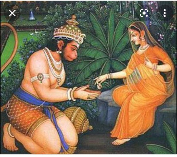 Sundara-kāṇḍa - Part 3 - Hanūmān receives Cūḍāmaṇi from Sītā 